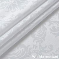 Nappe carrée en tissu jacquard anti-éclaboussures, résistante aux plis, imperméable, couverture en polyester souple, nappe pour fêtes de cuisine