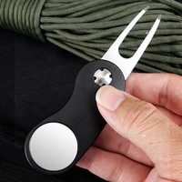 Lame de commutateur de réparation automatique d'outil de divot de golf en plastique coloré d'ABS avec la technique en métal