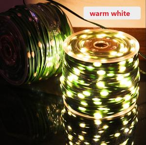 10M 30M <span class=keywords><strong>50M</strong></span> 100M fil vert extérieur intérieur LED <span class=keywords><strong>guirlande</strong></span> <span class=keywords><strong>lumineuse</strong></span> étanche fée fil de cuivre lumières <span class=keywords><strong>guirlande</strong></span> pour fête de noël - Product Image 4