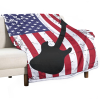 Lunaire patriotique drapeau américain jeter couverture UV imprimé drapeau National américain pour canapé canapé lit 4 juillet militaire vétéran cadeau