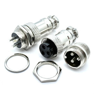 Connecteurs électriques Soulin GX12 GX16 GX20 Aviat, fils, câbles, étanches, 2 <span class=keywords><strong>3</strong></span> 4 5 6 7 8 <span class=keywords><strong>9</strong></span> 10 12 15, prise et douille d'aviation circulaires - Product Image 3