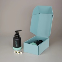 Boîtes cadeaux personnalisées à couvercle rabattable en gros, parfaites pour le branding des produits de soins personnels, boîte cadeau haut de gamme pour flacon de savon liquide