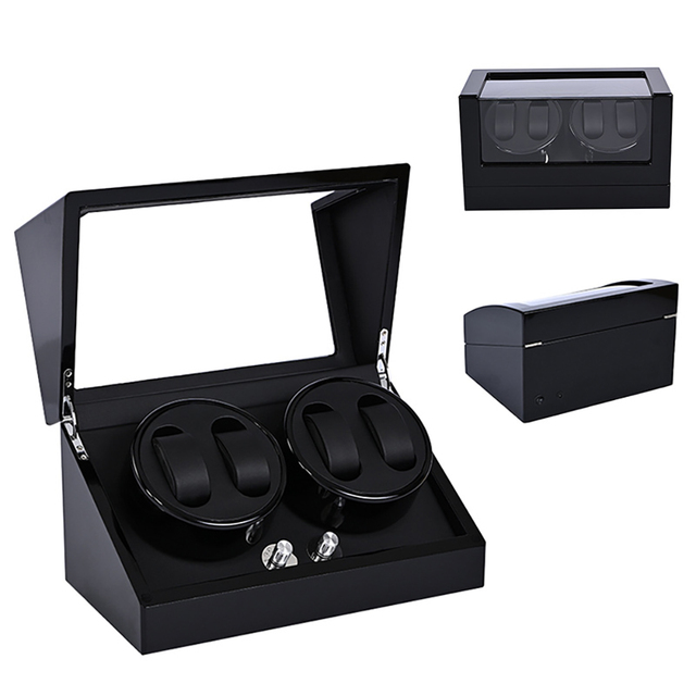 High Quality Automatic Watch Winder Slient Motor Box Watches Mechanism Cases Storage Display Watches