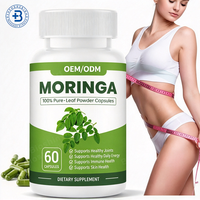 Capsules de poudre de Moringa OEM/ODM pour la santé des articulations, le soutien du métabolisme et du système immunitaire – Vente en gros de capsules de Moringa