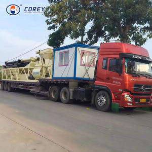 Centrale à béton d'occasion Corey HZS50 – Ligne de production de haute qualité, petite centrale à béton prêt à l'emploi avec moteur PLC et pompe, malaxeur à béton - Product Image 3