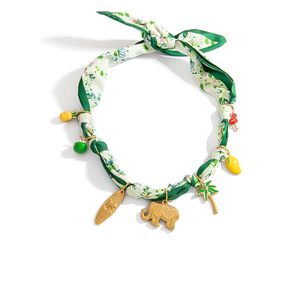 <b>Cross</b> Border Knotted Clavicle <b>Chain</b> Animal Pendant Zinc Alloy Necklace Party Style XL31800 - Product Image 5