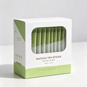Powerful Eco-Friendly Matcha Refill Protein Bar <b>Box</b> Magnetic Closure Self-Erecting Recyclable <b>Paper</b> Packaging Custom Logo - Product Image 6