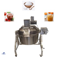 Machine à mélanger automatique pour sauces, type wok planétaire, chauffage électrique, acier inoxydable 304, grande capacité, marque NP