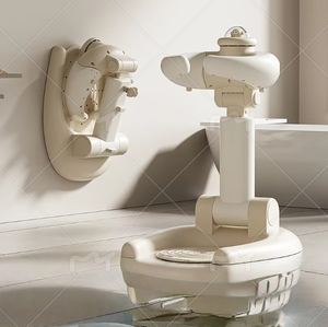 Support de bain et de lavage pour bébé et enfant, grand format, en plastique antidérapant, pour le lavage des fesses et des <span class=keywords><strong>cheveux</strong></span> sous la douche - Product Image 5