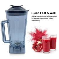 Blender électrique de haute qualité avec lames en acier inoxydable, pot en plastique de 2 L, mixeur pour fruits et légumes, pas encore d'avis