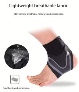 Attelle de cheville sportive réglable, support de compression pour la cheville, sangle de soulagement de la douleur tendineuse, bandage pour entorse du pied, blessures, basketball - Product Image 4