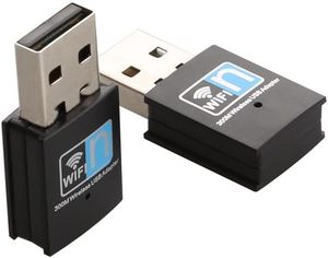 อะแดปเตอร์ไวไฟ USB 2.0 ความเร็ว 300Mbps แบบเสียบแล้วใช้งานได้ทันที สำหรับ Windows 10/8/7/XP และ <span class=keywords><strong>Mac</strong></span> <span class=keywords><strong>OS</strong></span> คอมพิวเตอร์ตั้งโต๊ะ/แล็ปท็อป การ์ดเชื่อมต่อเครือข่าย - Product Image 2