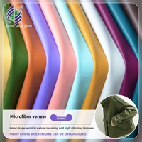 Mode personnalisée en usine, vestes en similicuir souple écologique en cuir PU synthétique PVC polyester lavable pour hommes
