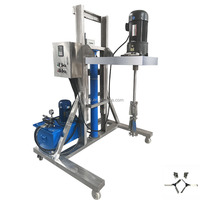 Mélangeur IBC à levage hydraulique électrique 4KW en acier inoxydable anti-corrosion pour machine complète