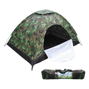 Abri de chasse camouflage pop-up portable jaune pour la chasse au cerf et au canard - Product Image 1