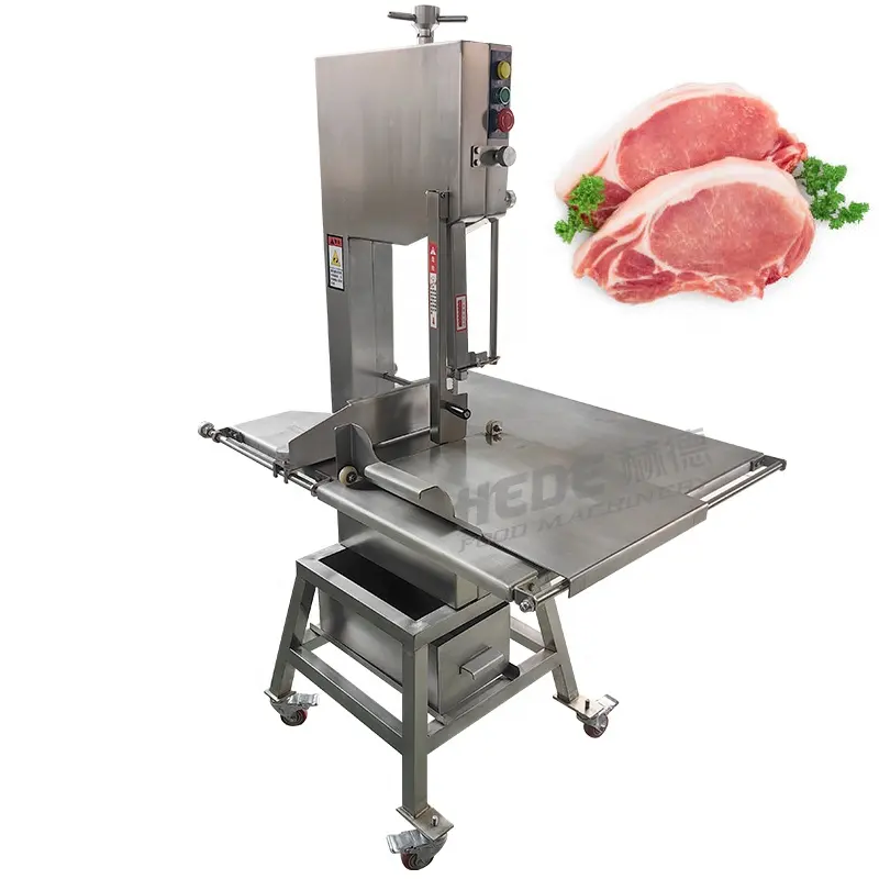 Machine automatique de découpe de viande congelée de boucher à bas prix scie à ruban en os machine de découpe de scie à viande