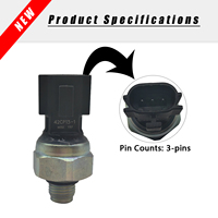 Capteur de pression de rail de carburant 8-97328898-0 pour excavatrice ZAX450/ZAX470, moteur 4HK1/6HK1, haute qualité, garantie de 3 mois