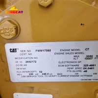 Ensemble moteur-générateur KingCat C7 reconditionné, moteur diesel d'occasion, système d'alimentation complet, pièces de machines de construction, USA