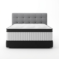 Matelas hybride ergonomique à ressorts ensachés avec mousse à mémoire de forme et gel rafraîchissant