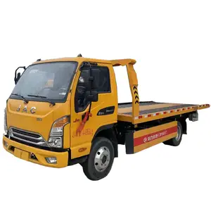 JAC 4x2 3吨拖车平板拖车和清障车中国制造清障车拖车床低价出售