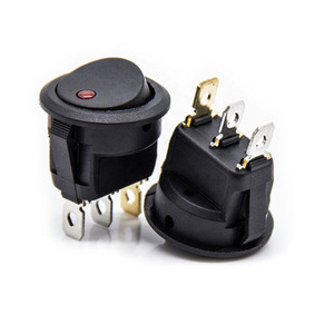 12V 20A Volt LED <b>Lamp</b> Rocker <b>Switch</b> 3Pin KCD1 Round On-Off Rocker <b>Switch</b> for Automobile Refit - Product Image 3