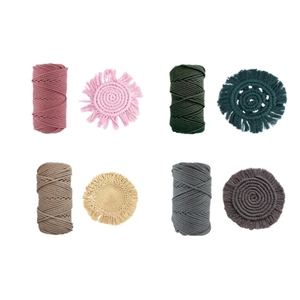 Perline in legno naturale con foro da 4 mm, kit fai da te con corda per macramè, per gioielli, ghirlande, decorazioni per la casa, forniture per artigianato - Product Image 4