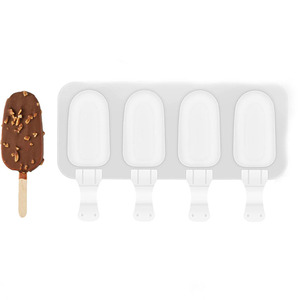 Fabrikneue Silikon-Eisformen für Eis am Stiel – Wiederverwendbare Eisformen aus lebensmittelechtem Silikon für DIY-Gefrierdessen - Product Image 6