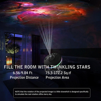 Projecteur de ciel étoilé 4K HD Images, projecteur de lumière nocturne galaxie noire à LED pour plafond de chambre à coucher