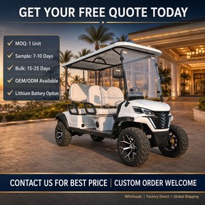 Nouvelle voiturette de golf électrique tout-terrain 4 places, moteur AC 4,0 kW, batterie à décharge profonde 100 Ah, longue autonomie, buggy électrique à vendre - Product Image 6