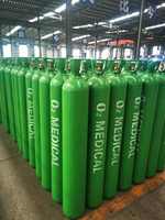 Cylindre de gaz en acier sans soudure haute pression 40L 50L pour oxygène, directement de l'usine