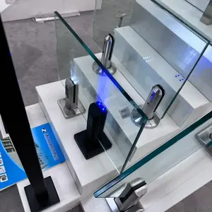 تجهيزات Zd غير القابل للصدأ أنبوب مربع درابزين حامل زجاجي - Product Image 6