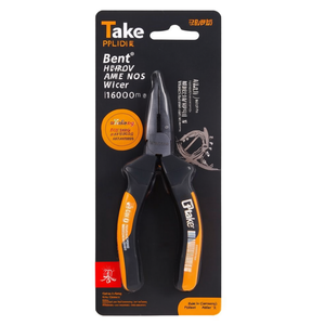 Ttake Bent Half Round Nose <b>Pliers</b> Wire Cutter 160mm Made In Germany - Product Image 2