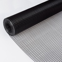[Entrepôt USA] Grillage PVC noir 19 jauges 0,25 pouce pour clôture de poulailler de 24 et 36 pouces de haut, expédition domestique aux États-Unis, MOQ 1 pièce