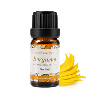 Huile Essentielle de Bergamote Pure et Naturelle 10ml – Bouteille Personnalisable OEM/ODM – Aromathérapie, Amélioration de l'Humeur, Soins de la Peau, Soins des Cheveux, Diffuseur