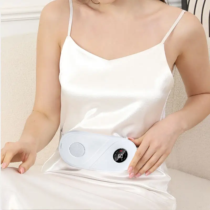 Wholesale Portable Electric Period Pain Relief Device Massager Warm Palace Belt Treasure Heating Pad for Menstrual Cramps Women