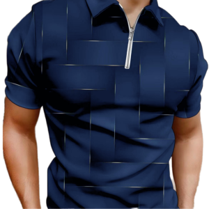 เสื้อเชิ้ตแฟชั่นวินเทจสำหรับผู้ชาย ผ้าโพลีเอสเตอร์ 100% - Product Image 1
