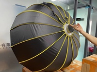 Boîte à lumière pliable 105 cm Easy Lock Silver Beauty Dish Diffuser Speedbox à montage Bowens, pliage rapide
