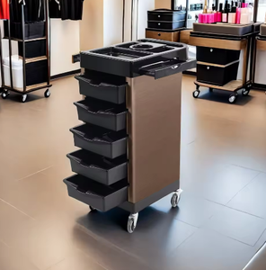 Rolling Hair Salon <b>Trolley</b> Cart with 5 Drawers, Mobile Beauty Salon Storage Organizer Cart for Barber Shop Spa - Product Image 6