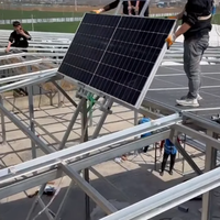 Échelle pliante de 10 m, 12 m, 25 m pour l'installation de panneaux solaires avec levage automatique