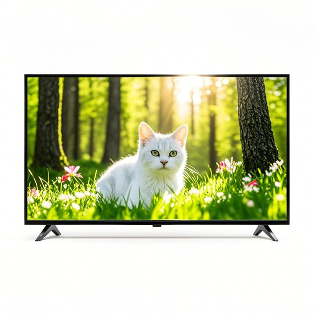 China Factory 43 Inch Normal Flat Screen High Definition Accept Custom Televiseur Smart Tv with Android WiFi