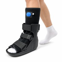 Botte de marche médicale pour adulte à prix réduit, avec sangle réglable, revêtement en daim, absorption des chocs, pour fracture de la cheville, type Airliner Walker
