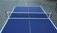 Table de tennis de table de taille moyenne de 6 pieds, pliable et portable, ensemble de table de ping-pong pour jeux en intérieur et en extérieur avec filet