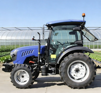 Tracteurs agricoles 70 CV Emark COC Euro 5, tracteurs à roues 4x4 de haute qualité, tracteurs diesel 4x4 pour la ferme