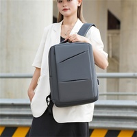 Sac à dos professionnel transfrontalier élégant et tendance pour étudiant, sacoche pour ordinateur portable haut de gamme, léger, imperméable, unisexe, grand format, avec port USB