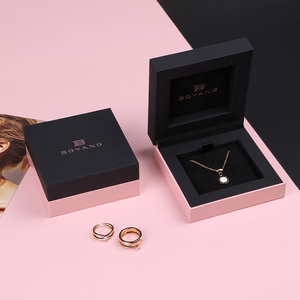 Boyang Square Lid and Base Pink Necklace <b>Earring</b> Bracelet Ring Jewelry <b>Gift</b> <b>Box</b> Packaging - Product Image 1