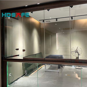 HDSAFE Cortina <span class=keywords><strong>de</strong></span> Vidrio sin Marco, Puerta <span class=keywords><strong>de</strong></span> Partición <span class=keywords><strong>de</strong></span> Ventana Corredera Plegable, Puerta <span class=keywords><strong>de</strong></span> Aluminio, Balcón, Patio - Product Image 3