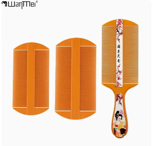 <span class=keywords><strong>Pettine</strong></span> in plastica Wanmei a denti ultrafitti per la rimozione di pidocchi, capovuoti e forfora - Product Image 1