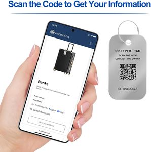Nfc חכם תגיות מטען עמיד למים קוד qr לאחזר פרטי מזוודה אישית לשינוי עצמי - Product Image 5