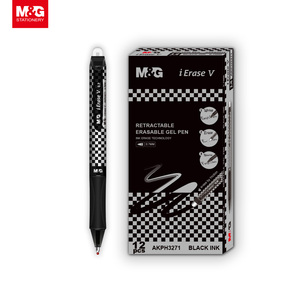 Penna Gel Cancellabile Retrattile <span class=keywords><strong>M</strong></span>&<span class=keywords><strong>G</strong></span> Best Seller Blu 0.7 mm Scrittura Fluida e Cancellazione Pulita Forniture per Scuola e Ufficio - Product Image 4