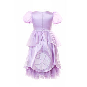 Elegante Vestido de Fiesta de Año Nuevo para Niñas, Estilo Princesa <span class=keywords><strong>Disney</strong></span>, Silueta Ligera de Poliéster, Disfraz de Película de Televisión para Niñas - Product Image 3
